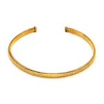 Choker κολιέ σε σχήμα σπείρας από επιχρυσωμένο ατσάλι