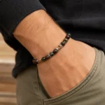 Πέτρες από Dragon blood, Jasper, Tiger Eye & ανοξείδωτο Ατσάλι - Image 2