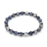 Πέτρες από Sodalite & δίσκους από Αιματίτη