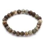 Πέτρες από Tibetan Agate σε πράσινο χρώμα