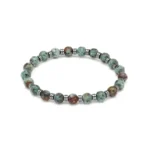 Πέτρες από African Turquoise & δίσκους από Αιματίτη