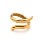 Δαχτυλίδι από επιχρυσωμένο ατσάλι