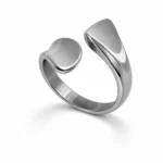 Δαχτυλίδι από ασημί ατσάλι - Image 2