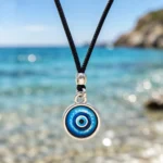 Ματάκι κολιέ με σχοινάκι, σε 10 διαφορετικά μοτίβα - Image 6