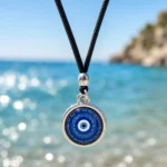 Ματάκι κολιέ με σχοινάκι, σε 10 διαφορετικά μοτίβα - Image 5