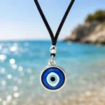 Ματάκι κολιέ με σχοινάκι, σε 10 διαφορετικά μοτίβα - Image 4