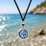 Ματάκι κολιέ με σχοινάκι, σε 10 διαφορετικά μοτίβα - Image 3