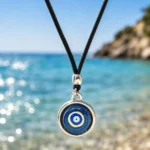 Ματάκι κολιέ με σχοινάκι, σε 10 διαφορετικά μοτίβα - Image 2