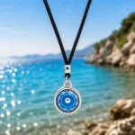 Ματάκι κολιέ με σχοινάκι, σε 10 διαφορετικά μοτίβα - Image 9