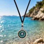 Ματάκι κολιέ με σχοινάκι, σε 10 διαφορετικά μοτίβα - Image 8