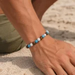 Πέτρες 6mm από Larimare, Tiger eye & White Howlite - Image 2